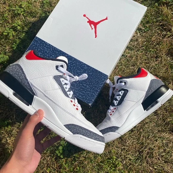 Air Jordan 3 Retro SE Denim “Fire red” - Picture 2 of 6